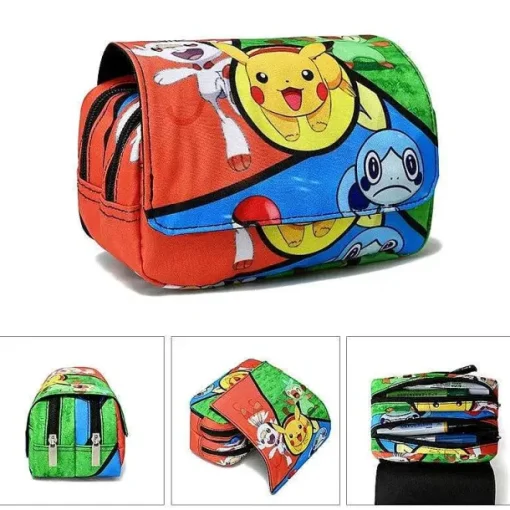 Pkm.store Sonstiges Merchandise-Federmappe Federtasche In Pokemon Motiven
