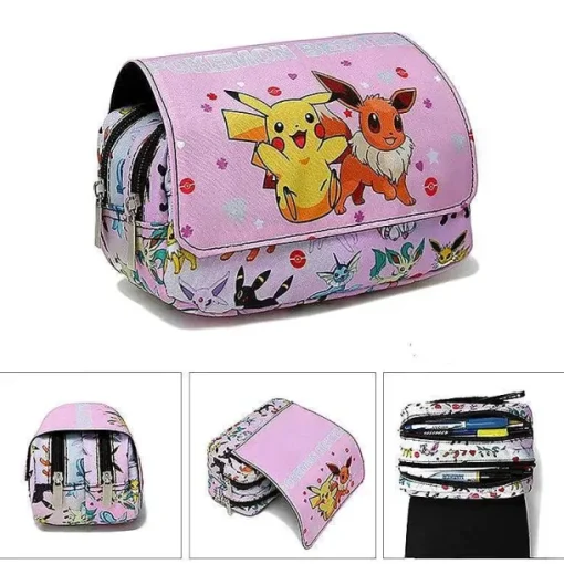 Pkm.store Sonstiges Merchandise-Federmappe Federtasche In Pokemon Motiven