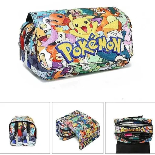 Pkm.store Sonstiges Merchandise-Federmappe Federtasche In Pokemon Motiven