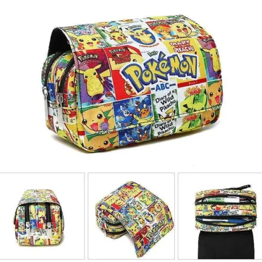 Pkm.store Sonstiges Merchandise-Federmappe Federtasche In Pokemon Motiven