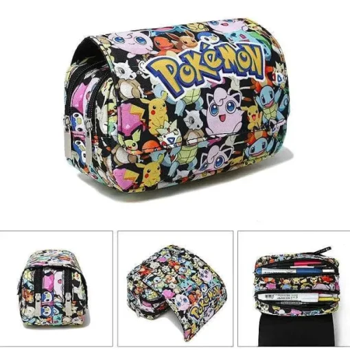 Pkm.store Sonstiges Merchandise-Federmappe Federtasche In Pokemon Motiven