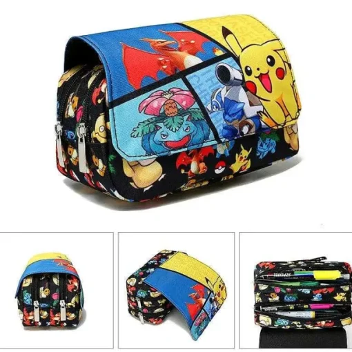 Pkm.store Sonstiges Merchandise-Federmappe Federtasche In Pokemon Motiven