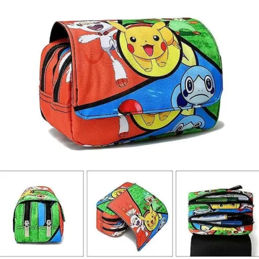 Pkm.store Sonstiges Merchandise-Federmappe Federtasche In Pokemon Motiven