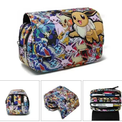 Pkm.store Sonstiges Merchandise-Federmappe Federtasche In Pokemon Motiven