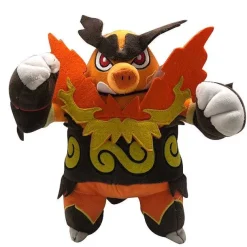 Pkm.store Pokemon Kuscheltiere-Flambirex Emboar Stoff Pokemon (Ca. 30Cm)