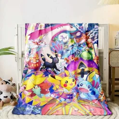 Pkm.store Sonstiges Merchandise-Flauschige Weiche Decken Mit Pikachu Und Evoli Motiven