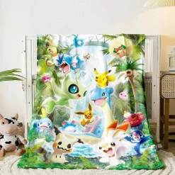 Pkm.store Sonstiges Merchandise-Flauschige Weiche Decken Mit Pikachu Und Evoli Motiven