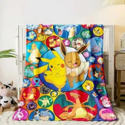 Pkm.store Sonstiges Merchandise-Flauschige Weiche Decken Mit Pikachu Und Evoli Motiven