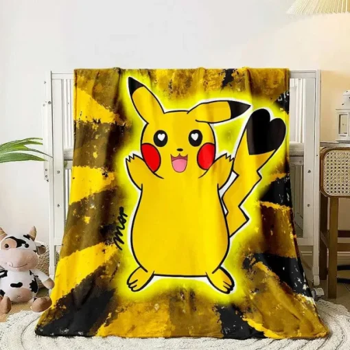 Pkm.store Sonstiges Merchandise-Flauschige Weiche Decken Mit Pikachu Und Evoli Motiven