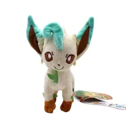 Pkm.store Pokemon Kuscheltiere-Folipurba Stofftier / Leafeon Plusch Pokemon (Ca.20Cm)