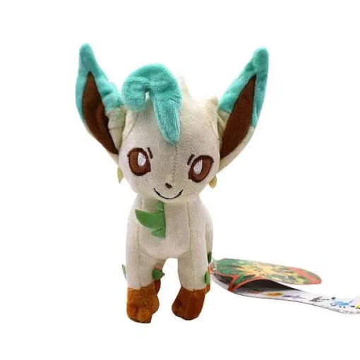 Pkm.store Pokemon Kuscheltiere-Folipurba Stofftier / Leafeon Plusch Pokemon (Ca.20Cm)
