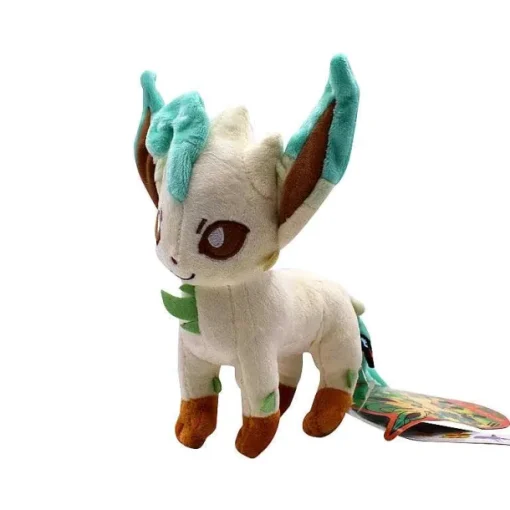 Pkm.store Pokemon Kuscheltiere-Folipurba Stofftier / Leafeon Plusch Pokemon (Ca.20Cm)