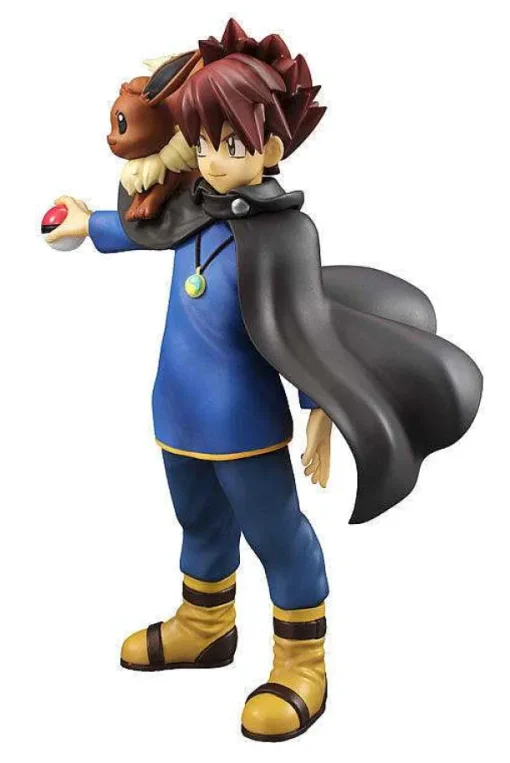 Pkm.store Pokemon Figuren-Gary Oak Eevee / Evoli Pokemon Figur (Ca. 14Cm)