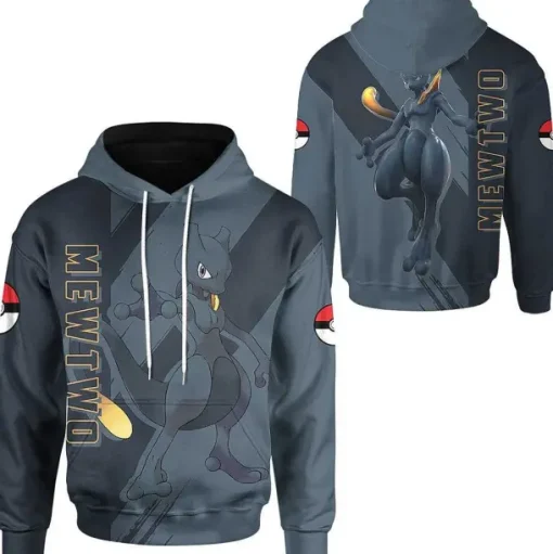 Pkm.store Herbst & Winter-Gengar, Mewtu, Bisasam Oder Greninja Hoodie