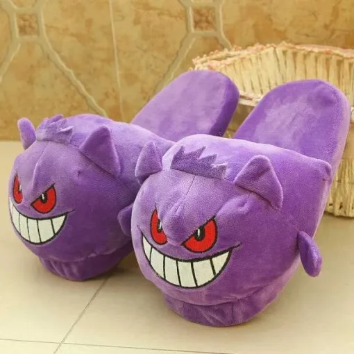 Pkm.store Herbst & Winter-Gengar Plusch Hausschuhe