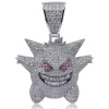 Pkm.store Pokemon Schmuck-Gengar Pokemon Hip Hop Halskette
