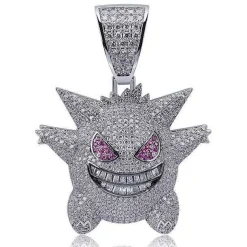 Pkm.store Pokemon Schmuck-Gengar Pokemon Hip Hop Halskette