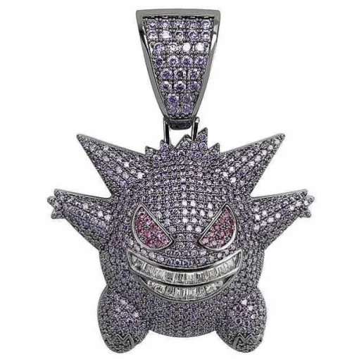 Pkm.store Pokemon Schmuck-Gengar Pokemon Hip Hop Halskette