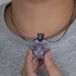 Pkm.store Pokemon Schmuck-Gengar Pokemon Hip Hop Halskette