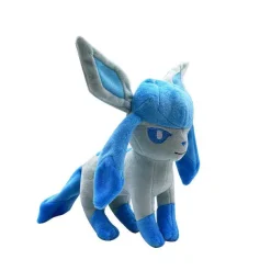 Pkm.store Pokemon Kuscheltiere-Glaziola / Glaceon Plusch Pokemon (Ca. 17Cm)