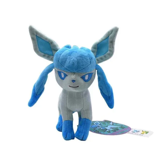 Pkm.store Pokemon Kuscheltiere-Glaziola / Glaceon Plusch Pokemon (Ca. 17Cm)