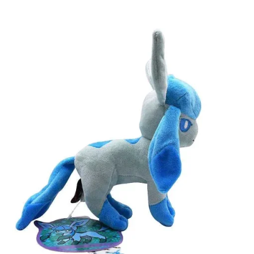 Pkm.store Pokemon Kuscheltiere-Glaziola / Glaceon Plusch Pokemon (Ca. 17Cm)