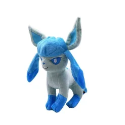 Pkm.store Pokemon Kuscheltiere-Glaziola / Glaceon Plusch Pokemon (Ca. 17Cm)