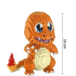 Pkm.store Pokemon Bausteine-Glumanda / Charmander Pokemon Baustein Set