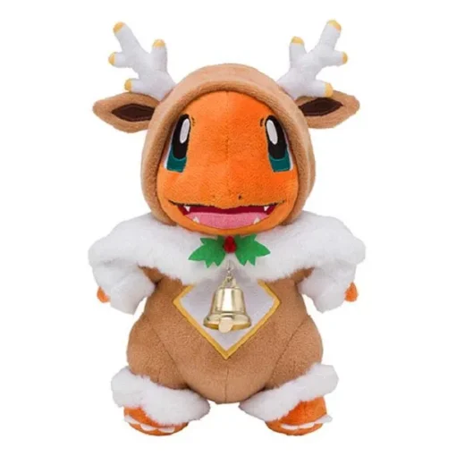 Pkm.store Herbst & Winter-Glumanda Charmander Kuschel Pokemon Elf Weihnachts Edition