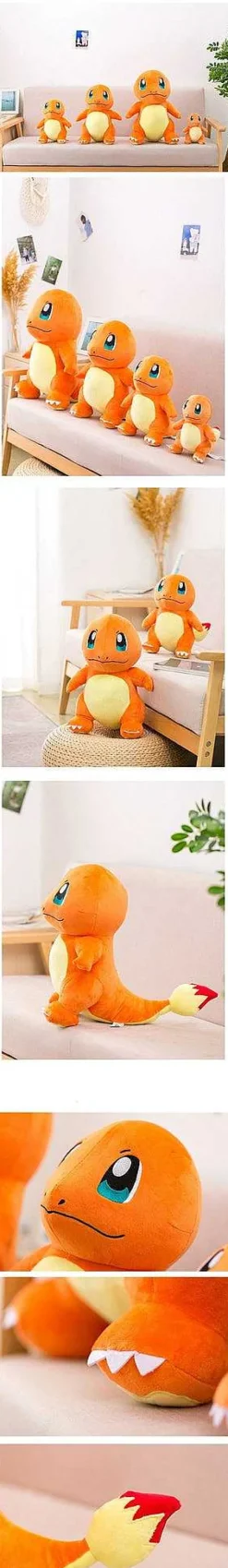 Pkm.store Pokemon Kuscheltiere-Glumanda Charmander Pokemon Stofftier (10 Bis 48Cm)