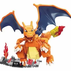Pkm.store Pokemon Bausteine-Glurak Charizard Baustein Set