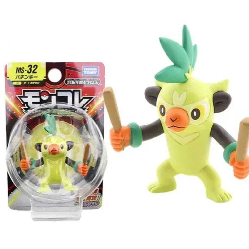 Pkm.store Pokemon Schwert & Schild-Gortrom Rillaboom Oder Chimstix Thwackey Figur