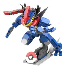 Pkm.store Pokemon Bausteine-Greninja Baustein Figur (389 Teile)
