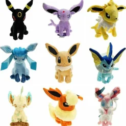 Pkm.store Pokemon Kuscheltiere-Grose Evoli Entwicklungen Kuscheltiere (Ca. 30Cm) - Viele Motive Zur Wahl