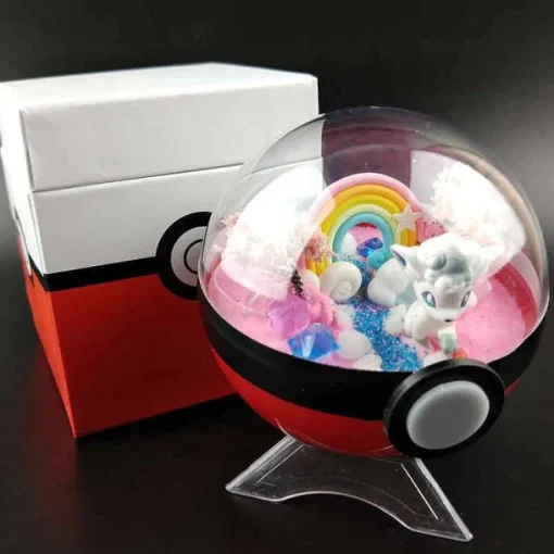 Pkm.store Pokeball & Pokebälle-Groser Pokeball Mit Pokemon Figur