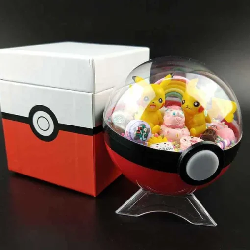 Pkm.store Pokeball & Pokebälle-Groser Pokeball Mit Pokemon Figur