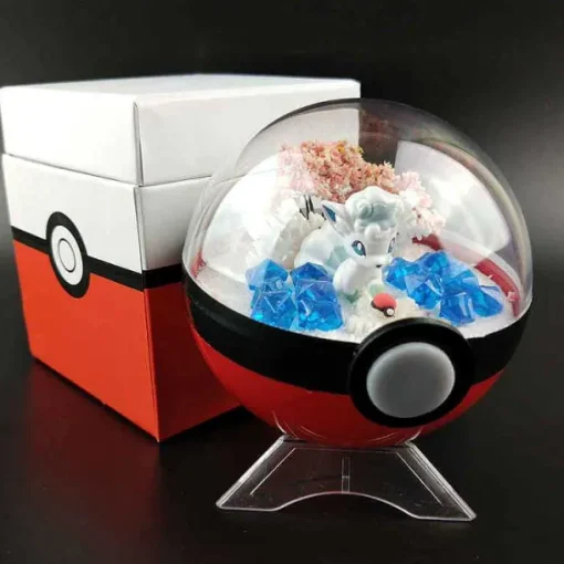 Pkm.store Pokeball & Pokebälle-Groser Pokeball Mit Pokemon Figur