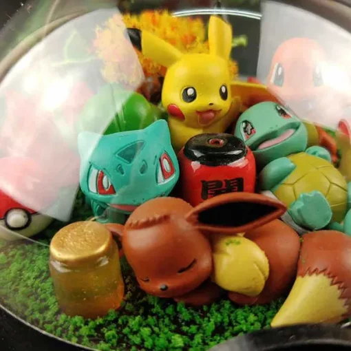 Pkm.store Pokeball & Pokebälle-Groser Pokeball Mit Pokemon Figur
