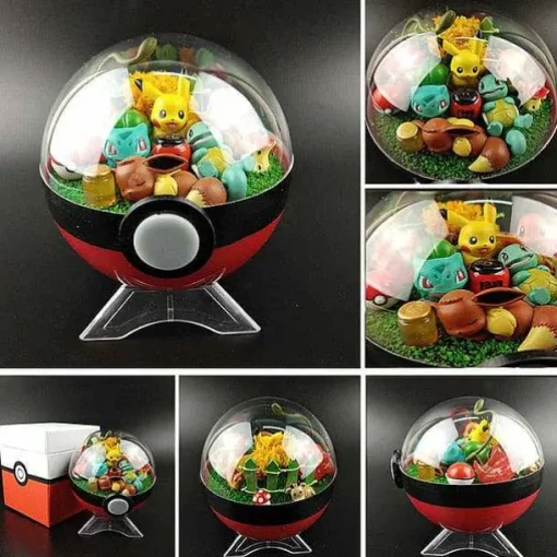 Pkm.store Pokeball & Pokebälle-Groser Pokeball Mit Pokemon Figur