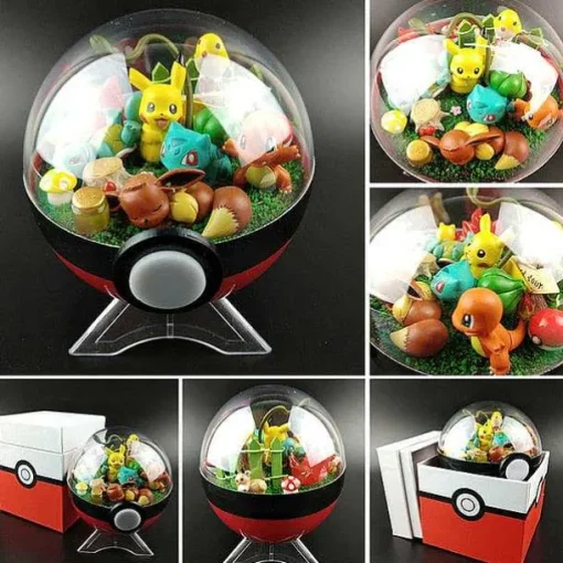 Pkm.store Pokeball & Pokebälle-Groser Pokeball Mit Pokemon Figur
