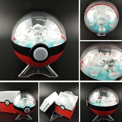 Pkm.store Pokeball & Pokebälle-Groser Pokeball Mit Pokemon Figur