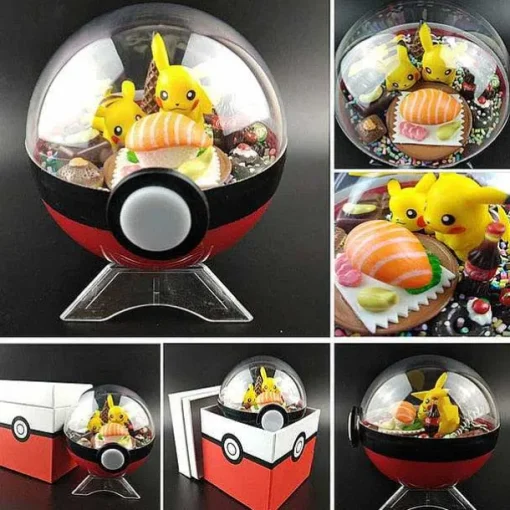 Pkm.store Pokeball & Pokebälle-Groser Pokeball Mit Pokemon Figur
