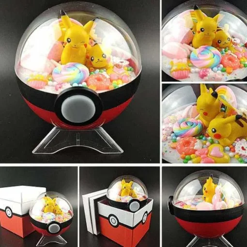 Pkm.store Pokeball & Pokebälle-Groser Pokeball Mit Pokemon Figur