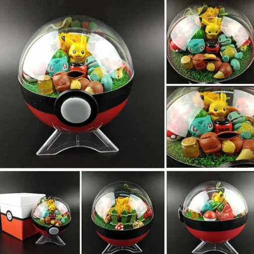 Pkm.store Pokeball & Pokebälle-Groser Pokeball Mit Pokemon Figur