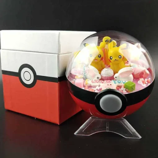 Pkm.store Pokeball & Pokebälle-Groser Pokeball Mit Pokemon Figur