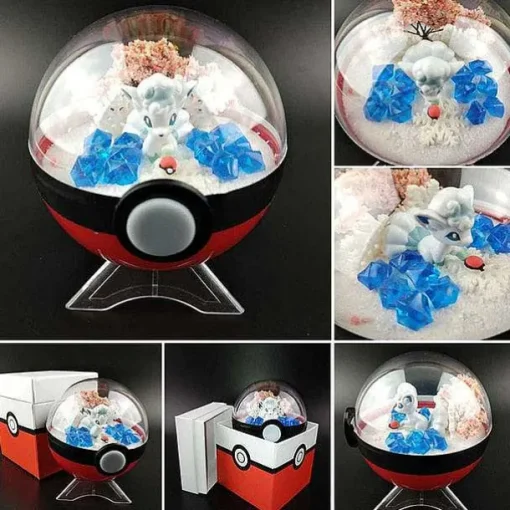 Pkm.store Pokeball & Pokebälle-Groser Pokeball Mit Pokemon Figur
