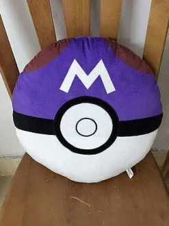 Pkm.store Pokemon Kuscheltiere-Groses Plusch Pokeball Kissen Ca. 40X40Cm
