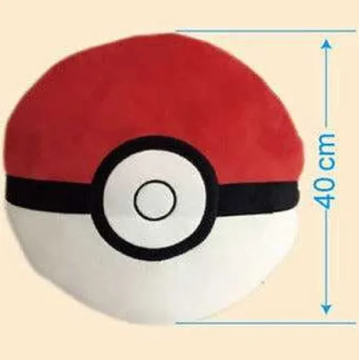 Pkm.store Pokemon Kuscheltiere-Groses Plusch Pokeball Kissen Ca. 40X40Cm