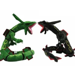 Pkm.store Pokemon Kuscheltiere-Gruner Oder Schwarzer Rayquaza Plusch Pokemon (Ca. 75Cm)