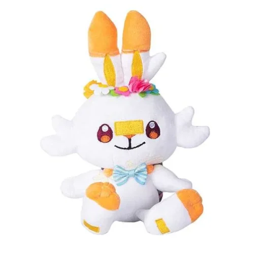 Pkm.store Pokemon Schwert & Schild-Halloween Scorbunny, Sylveon Oder Ponyta Kuschel Pokemon Blumen Edition
